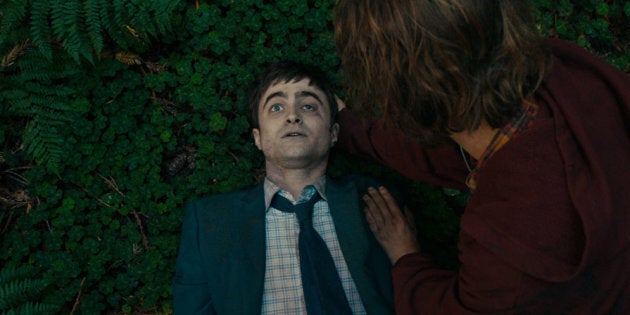 Daniel Radcliffe in his finest role yet. A corpse.