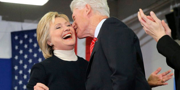 Hilary and Bill Clinton's marriage survived his infamous affair with Monica Lewinksy. REUTERS/Brian Snyder