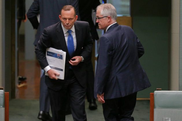 Tony Abbott has likely never forgotten this moment, the day he was knifed by Turnbull.