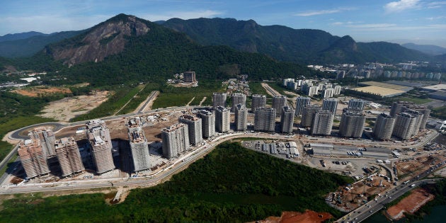 The Rio 2016 Olympic Games athletes' village. If the apartment tower is rockin', don't bother knockin'...