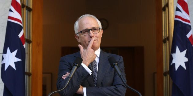 Malcolm Turnbull has been spotted walking into a men's only club
