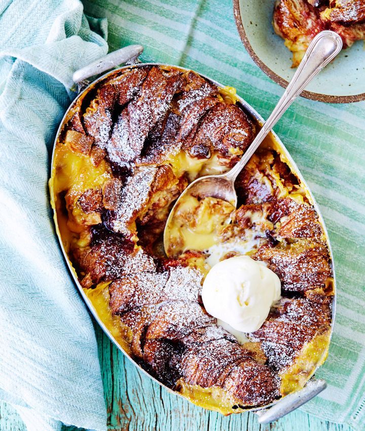 Serve with ice cream and a dusting of icing sugar. Pudding perfection.