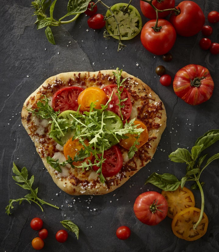 Ask for extra veggies and top with rocket for a punch of flavour. Better yet, make your own pizza at home.