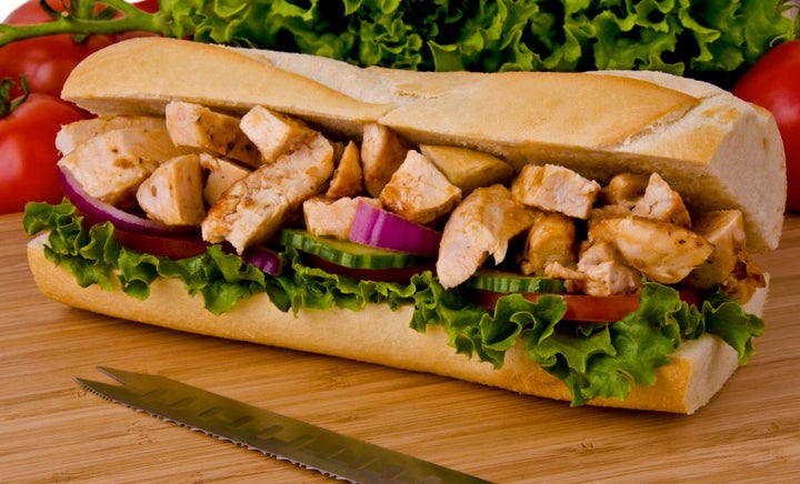 Downsize to a six-inch sub instead of going for a foot long.