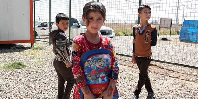 A new report from the Internal Displacement Monitoring Centre shows more than 40 million people around the world have been internally displaced by conflict and violence. Here, displaced children in Iraq. 