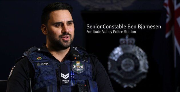 Senior Constable Ben Bjarnesen: "I thought no, you can't be in there if you're gay. There's no gays in the police. You've got to be tough and macho."