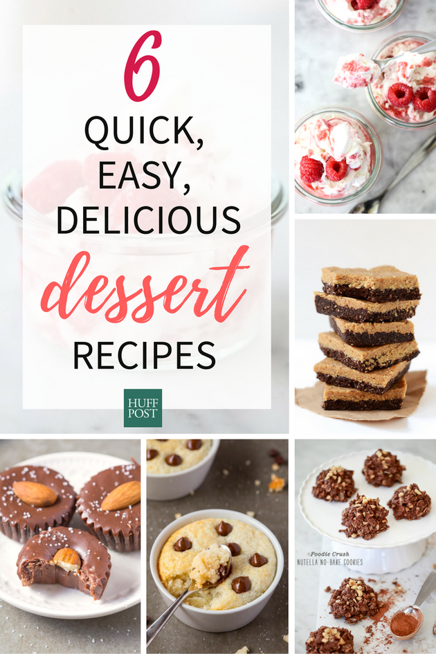These 6 Quick Desserts Are Perfect For All You Hungry, Lazy People ...