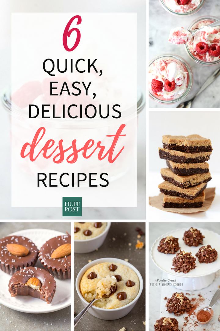 These 6 Quick Desserts Are Perfect For All You Hungry, Lazy People