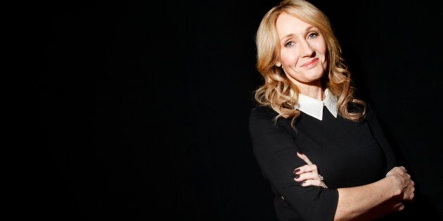Author J.K. Rowling poses for a portrait while publicizing her adult fiction book