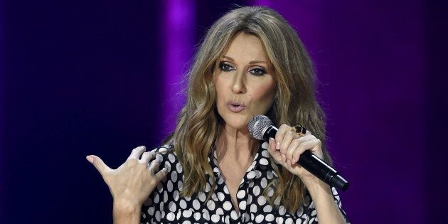 Canadian singer Celine Dion speaks during a news conference before her concert at The Colosseum at Caesars Palace in Las Vegas, Nevada August 27, 2015. REUTERS/David Becker