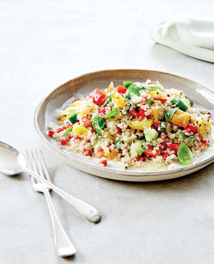 Add even more bulk to this salad by topping with seafood or tofu.