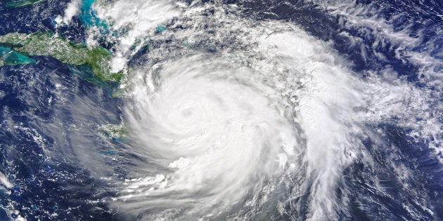 Hurricane Matthew is seen approaching the East Coast of the United States in this image from NOAA's GOES-East satellite taken October 6, 2016. NOAA/Handout via REUTERS THIS IMAGE HAS BEEN SUPPLIED BY A THIRD PARTY. IT IS DISTRIBUTED, EXACTLY AS RECEIVED BY REUTERS, AS A SERVICE TO CLIENTS. FOR EDITORIAL USE ONLY. NOT FOR SALE FOR MARKETING OR ADVERTISING CAMPAIGNS