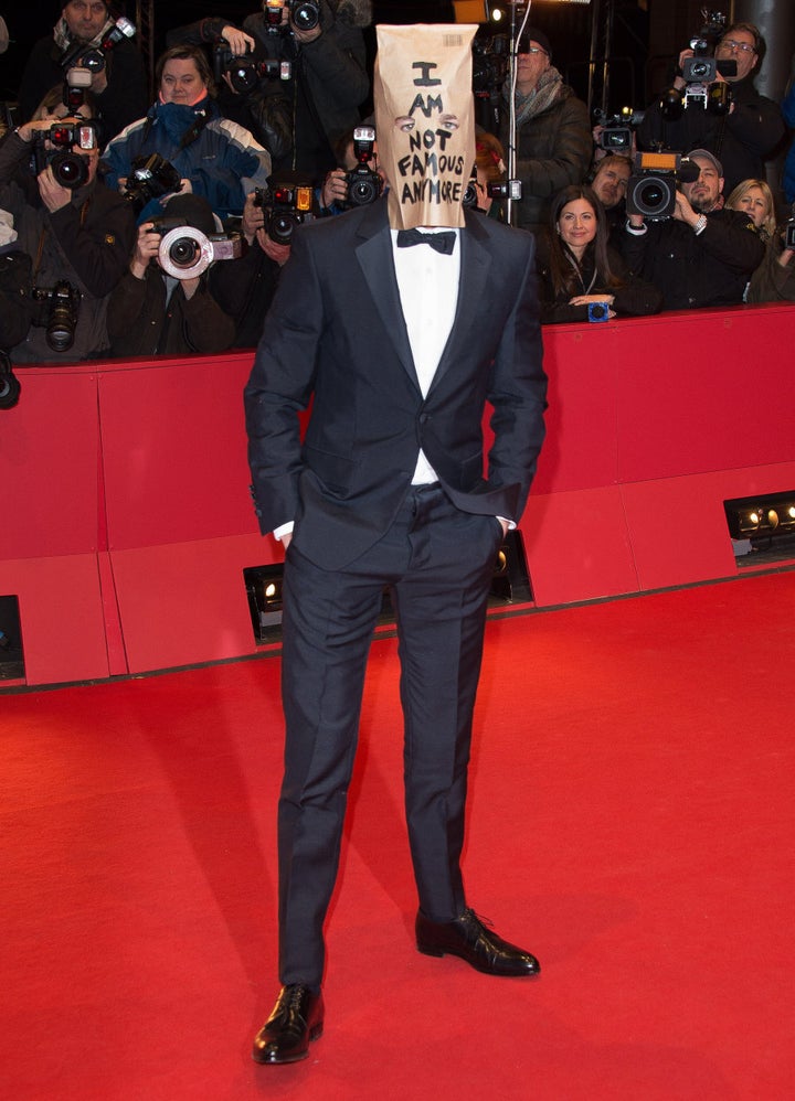 LaBeouf attends the premiere for 'Nymphomaniac'.