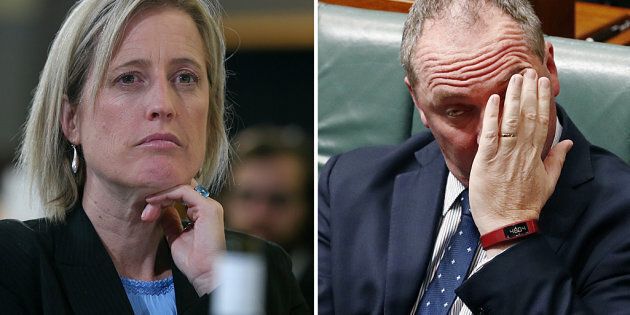Katy Gallagher is now in the spotlight. Barnaby Joyce has been there for weeks.