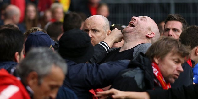 Football authorities should not be copping this sort of thing on the chin.