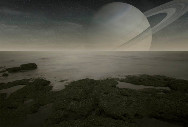 Saturn's biggest moon Titan resembles the prehistoric Earth.