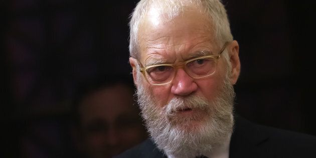 NEW YORK, NY - MAY 21: Individual Award Recipient, comedian/television host David Letterman is seen entering the press room during the 75th Annual Peabody Awards Ceremony held at Cipriani Wall Street on May 21, 2016 in New York City. (Photo by Brent N. Clarke/FilmMagic)