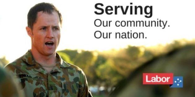 The Australian Defence Force has called for O'Neill to remove billboards.