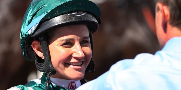 If they gave out Melbourne Cup trophies for warm smiles, she'd have about three million in the cupboard.