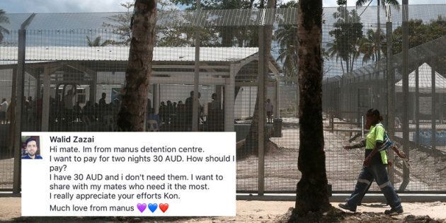 The Manus Island centre, where Walid remains.