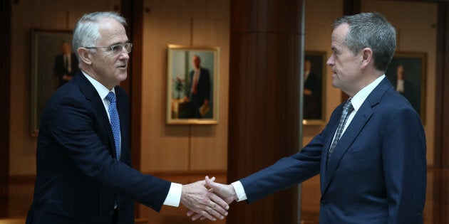 Prime Minister Malcolm Turnbull and Opposition leader Bill Shorten had a rare moment of unity on Monday.