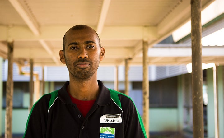 Emergency doctor Vivek Lal worked through Cyclone Winston. Picture: Cayla Dengate