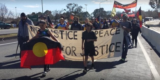 Pryor has walked for Indigenous justice.