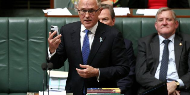 Malcolm Turnbull didn't hold the phone when his commitments to mental health were questioned.