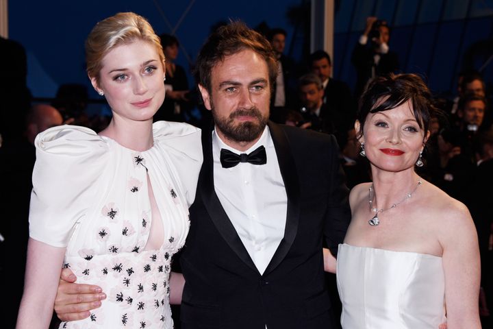 Elizabeth Debicki, Justin Kurzel and Essie Davis attend the Premiere of 'Macbeth' during the 68th annual Cannes Film Festival. (Photo by Clemens Bilan/Getty Images)