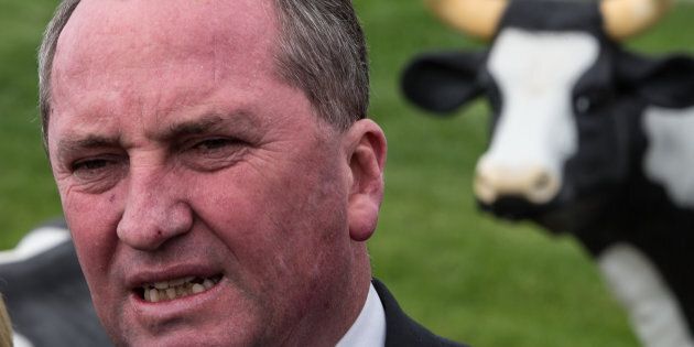 Deputy Prime Minister and Nationals Leader Barnaby Joyce visits Dairy farmers and a processing plant in Shepparton on the election campaign.