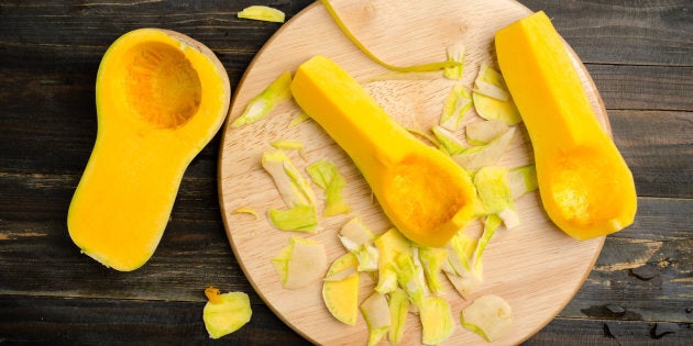 Butternut squash prepare to cooking