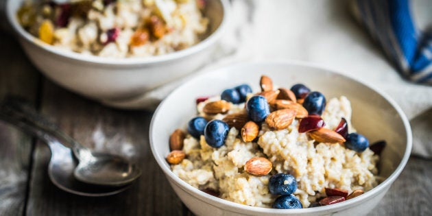 Try topping your morning porridge with some fruit, a few nuts and seeds or cinnamon to boost the nutrition.