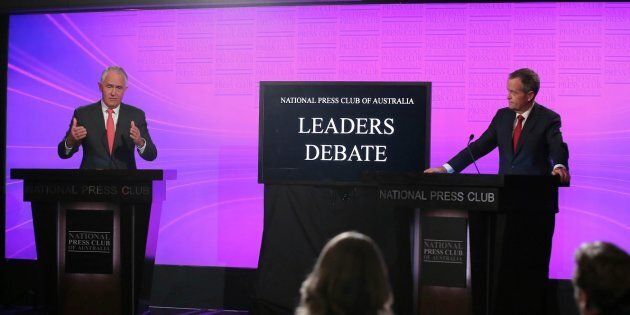 The leaders' debate, from Canberra