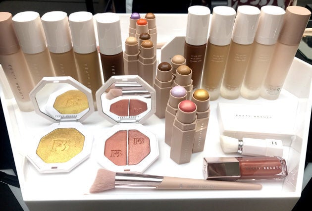 A selection of the new Fenty Beauty range.