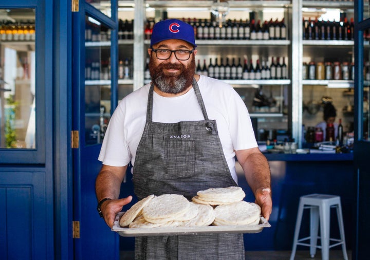 The man behind the restaurant.