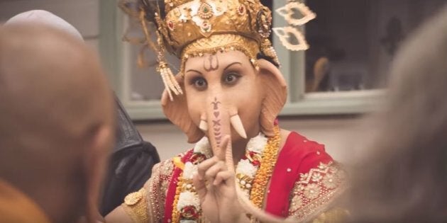 Ganesha, as depicted in the lamb ad