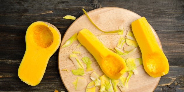 Butternut squash prepare to cooking