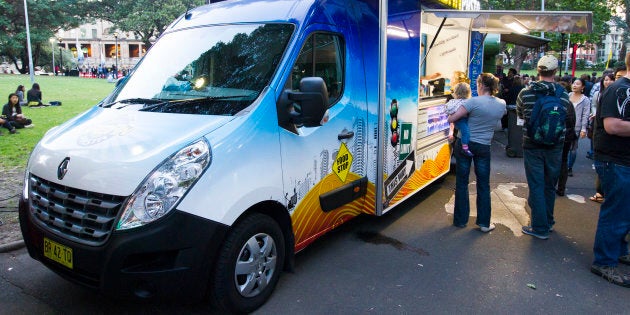 Urban Pasta, a food truck which operates in and around Sydney.