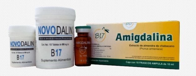 The 67-year-old was taking three Novodalin supplements every day, as well as his own home brew. Novodalin markets itself as a remarkable and suberb quality B17 supplement , but health experts warn the so-called vitamin is highly toxic in sufficient quantities.