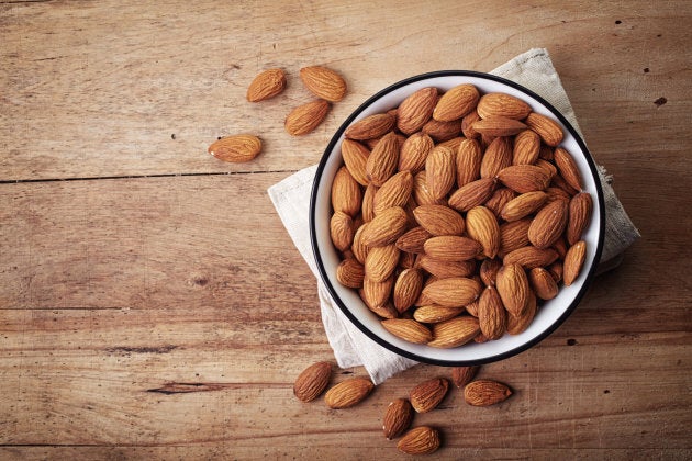 Almonds also contain cyanide, but in much lower quantities.