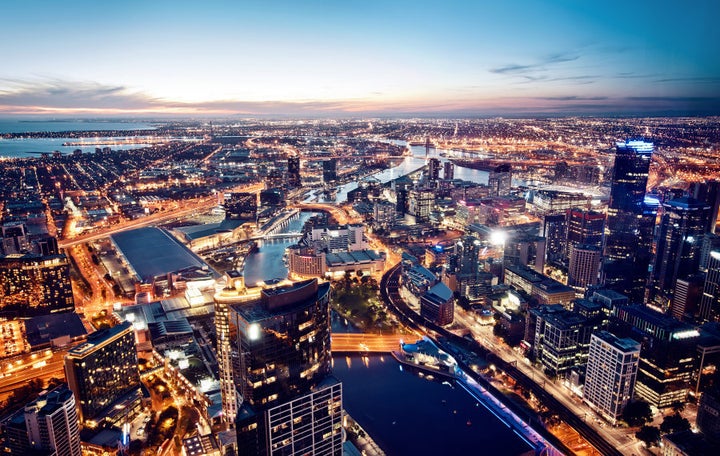 Beautiful Melbourne, a city notorious for its great coffee and food.