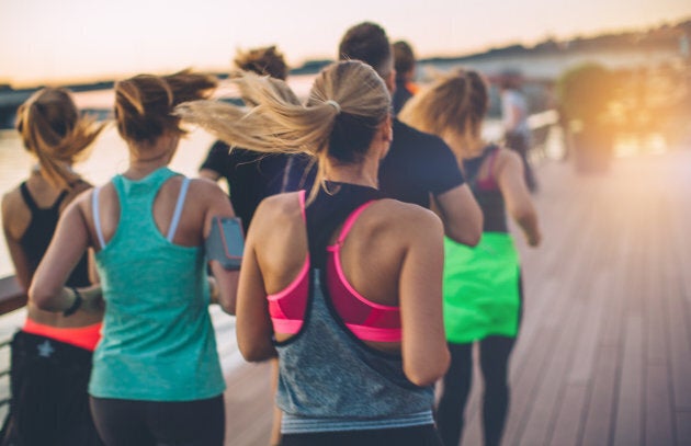 Joining a running group can help with motivation and keep you accountable.