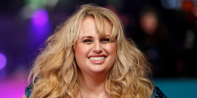Australian actress Rebel Wilson poses for photographers at the European premiere of the film