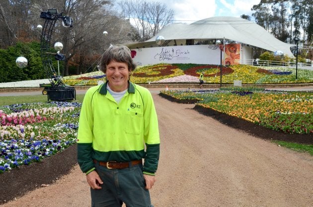 Floriade's head gardener Andrew Forster has been proudly involved in every single event.