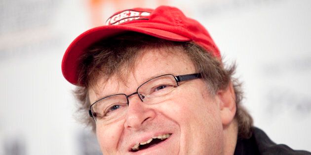 Filmmaker Michael Moore speaks about his film