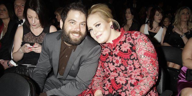 Adele and Simon Konecki looking adorable at the Grammys in 2013. 