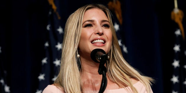 Ivanka Trump, daughter of Republican presidential nominee Donald Trump speaks during a campaign rally in Greenville, North Carlolina, U.S., September 6, 2016. REUTERS/Mike Segar