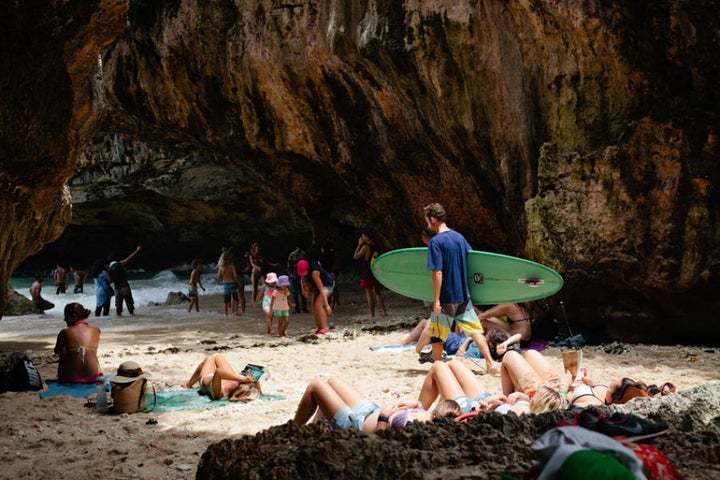 The Uluwatu Cave, Bali.