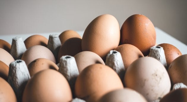 Eggs are a great source of protein.