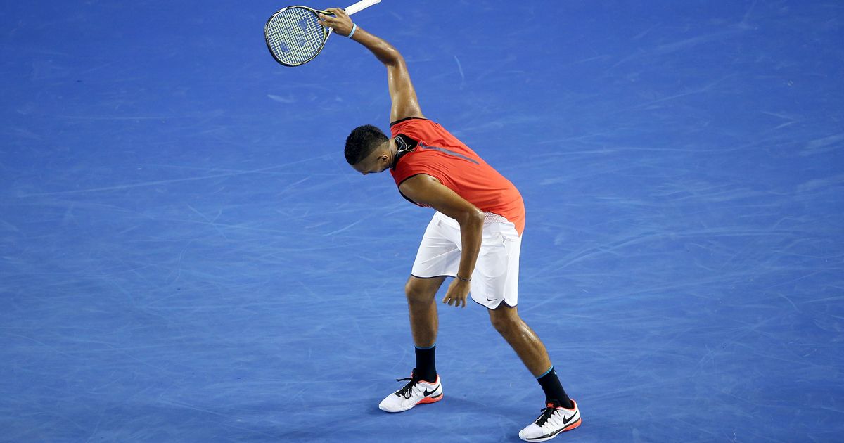 What was Nick Kyrgios mad about